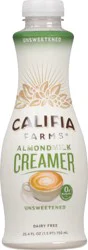 Califia Farms Unsweetened Almondmilk Creamer 25.4 fl oz