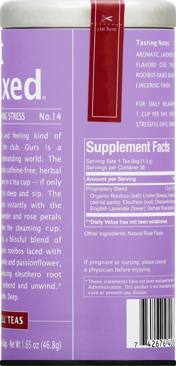 slide 7 of 12, Be Well Bags Get Relaxed Herb Tea - 36 ct, 36 ct