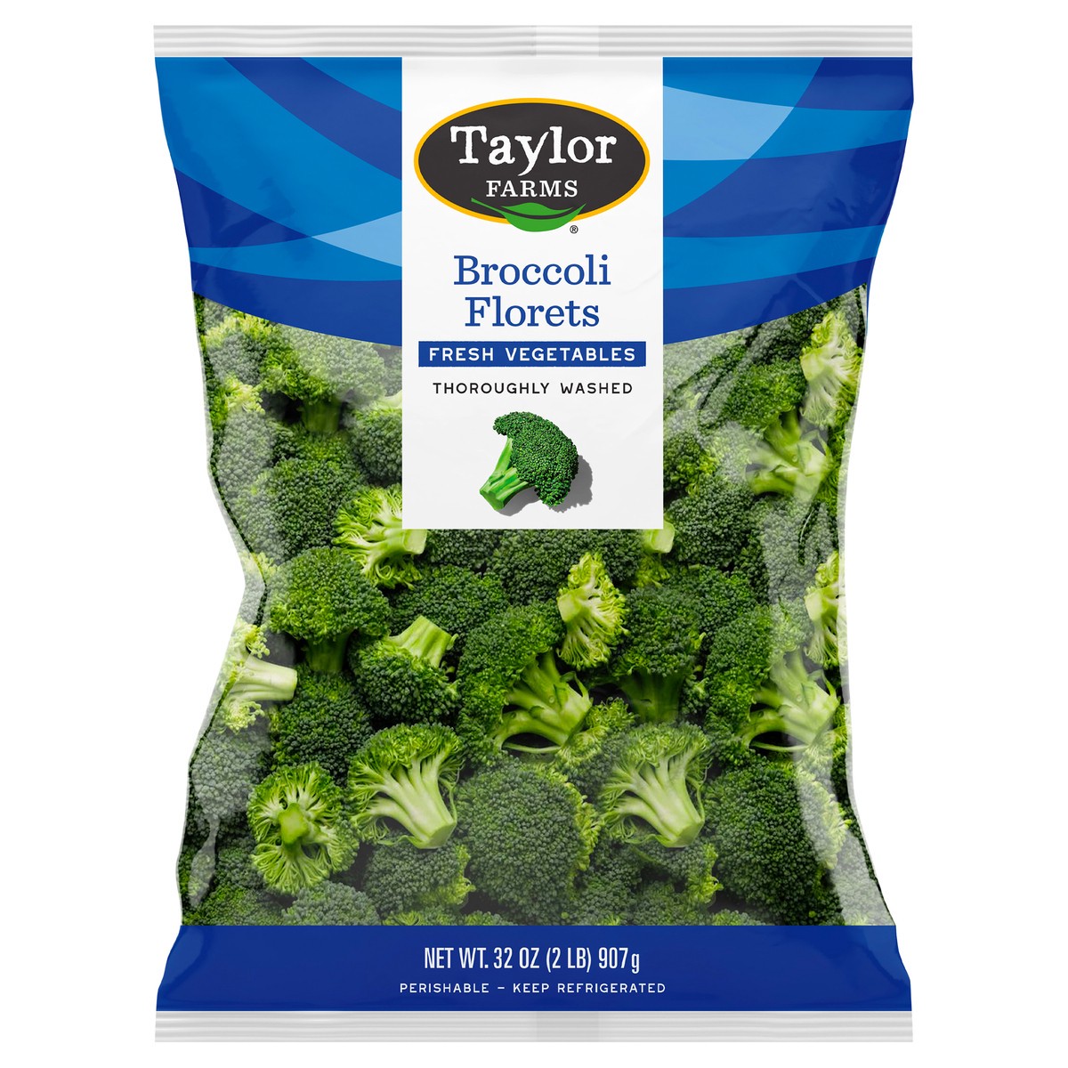 slide 1 of 3, Taylor Farms Broccoli Florets, 32 oz