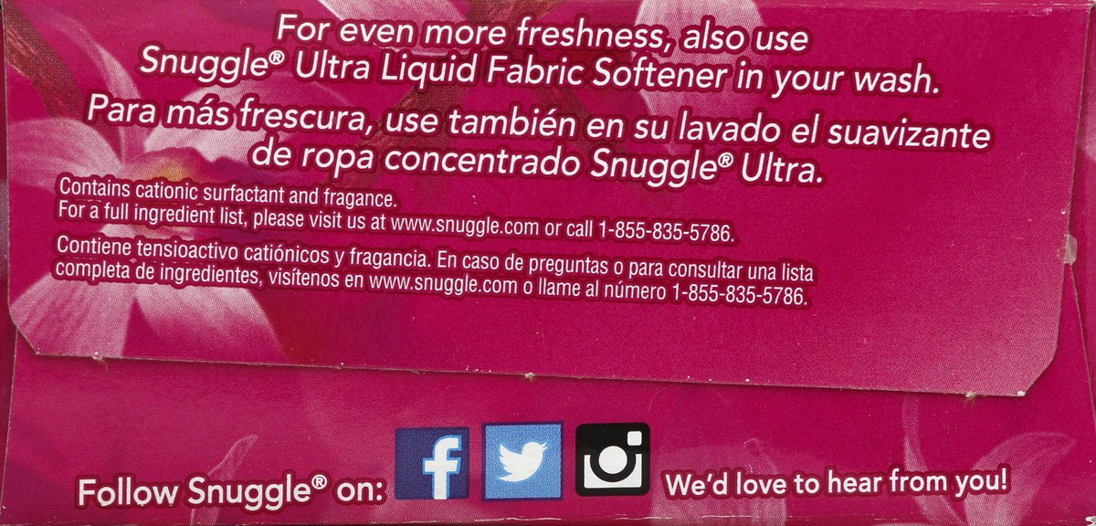 slide 3 of 6, Snuggle Fabric Conditioner 70 ea, 70 ct