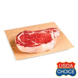 Hy-Vee Choice Reserve Beef Cowboy Rib Eye Steak