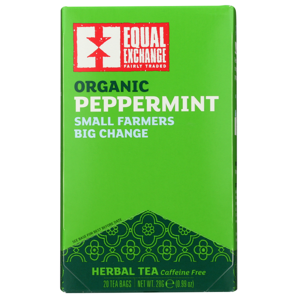 slide 1 of 1, Equal Exchange Tea Pacific Peppermint Organic, 20 ct