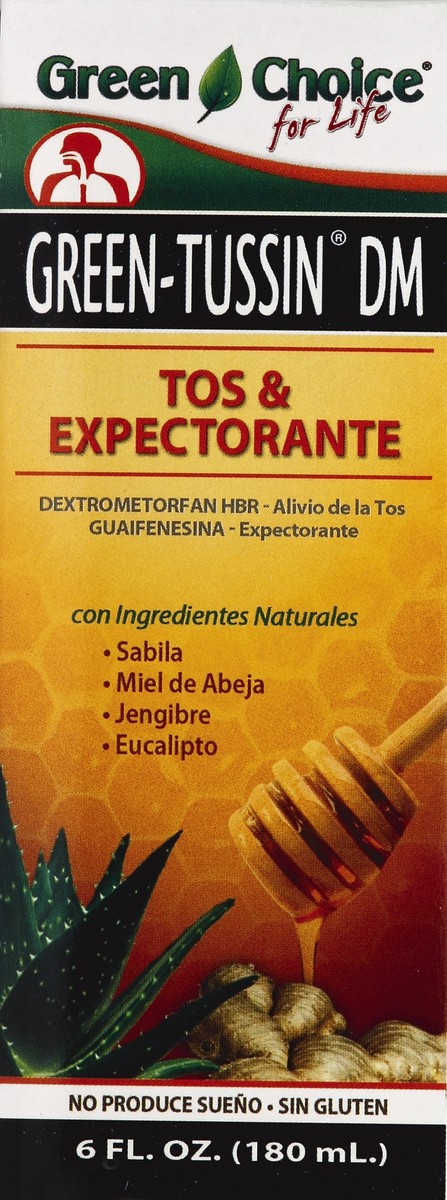 slide 5 of 5, Green Choice for Life Tussin DM 6 oz, 1 ct