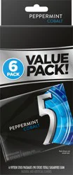 5 GUM Peppermint Cobalt Sugar Free Chewing Gum, Five Gum, 15 Sticks (6 Pack)