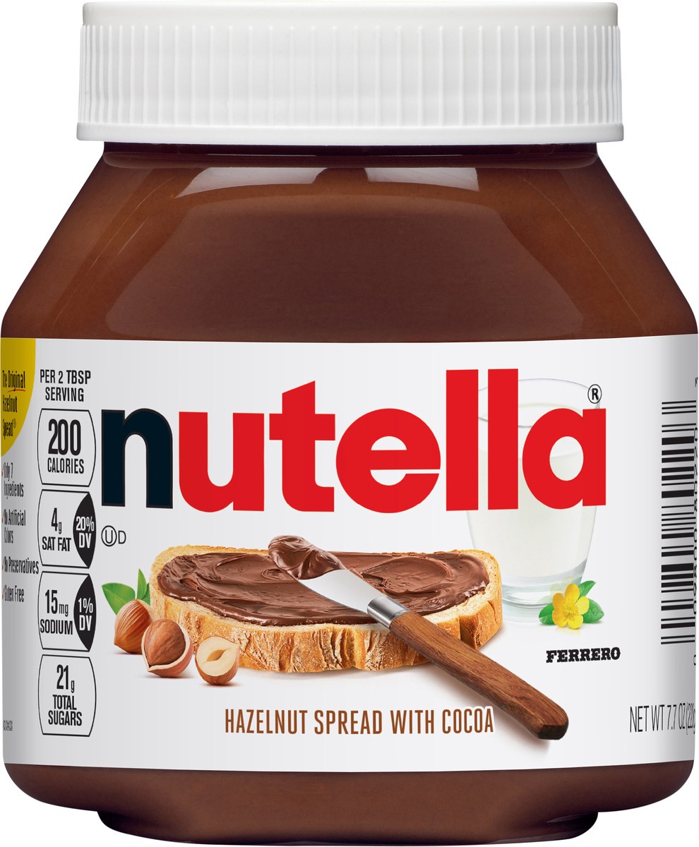 slide 3 of 7, Nutella Hazelnut Spread with Cocoa 7.7 oz, 7.7 oz