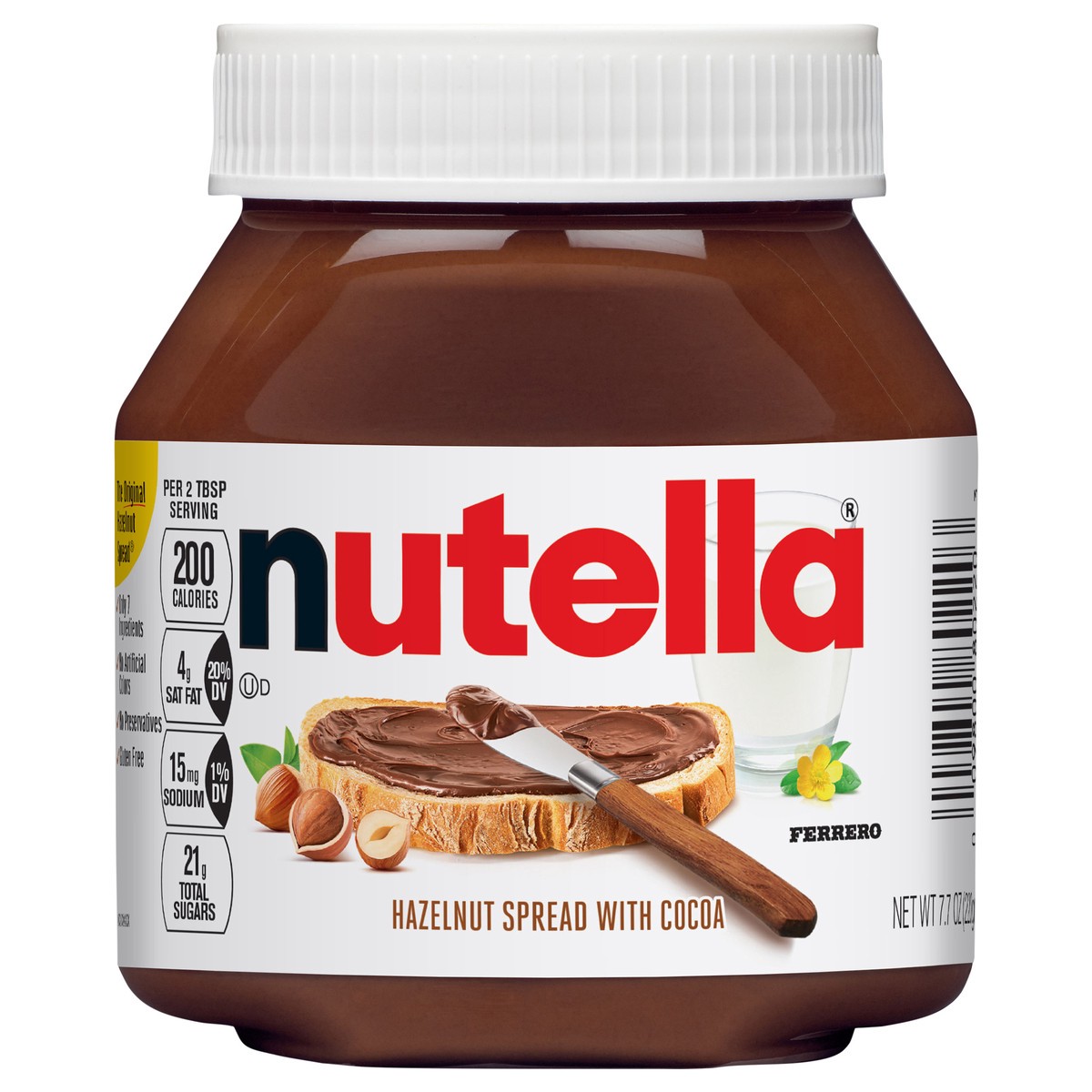 slide 1 of 7, Nutella Hazelnut Spread with Cocoa 7.7 oz, 7.7 oz