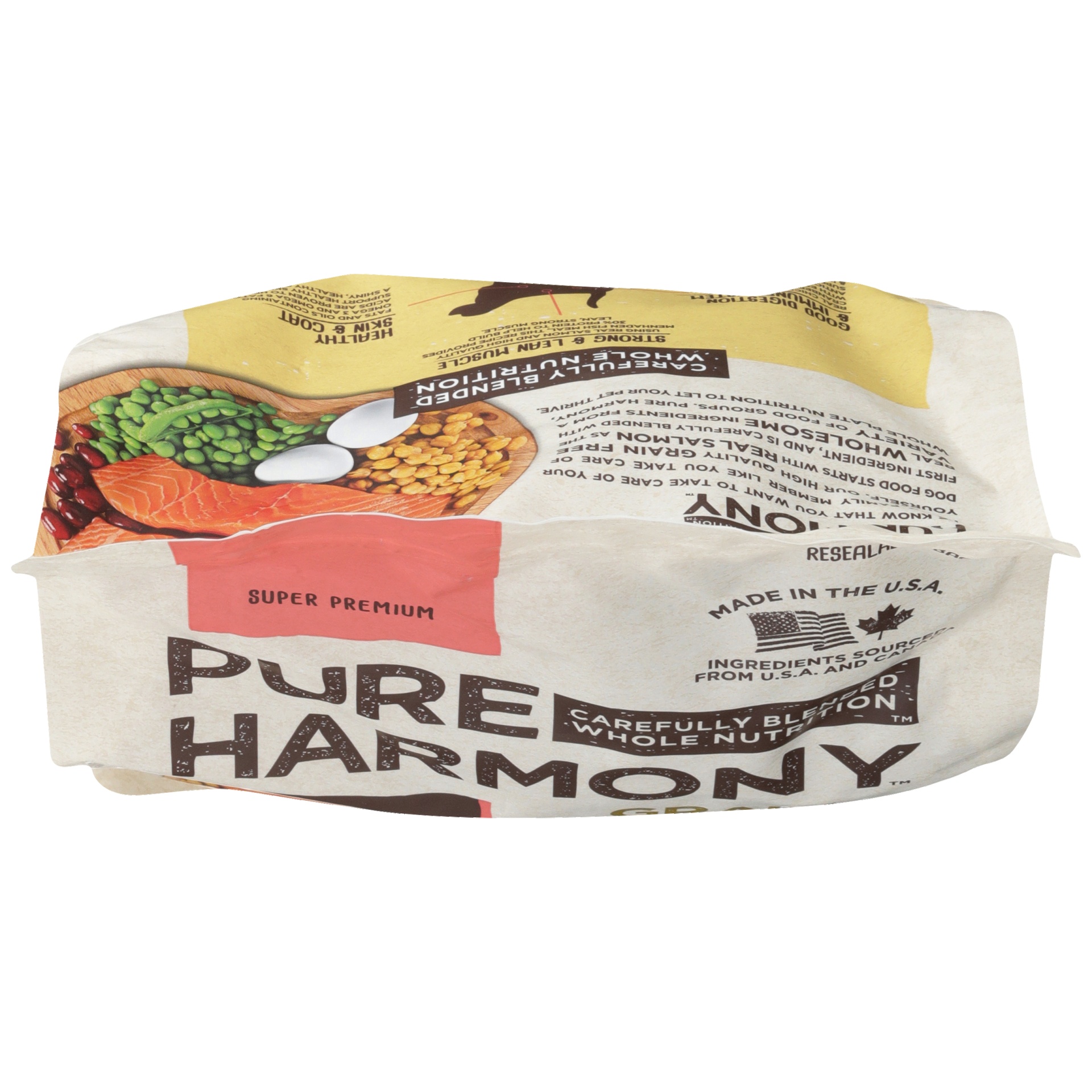 Pure Harmony Grain Free Salmon Pea Chickpea Recipe Dry Dog Food 3.5 lb