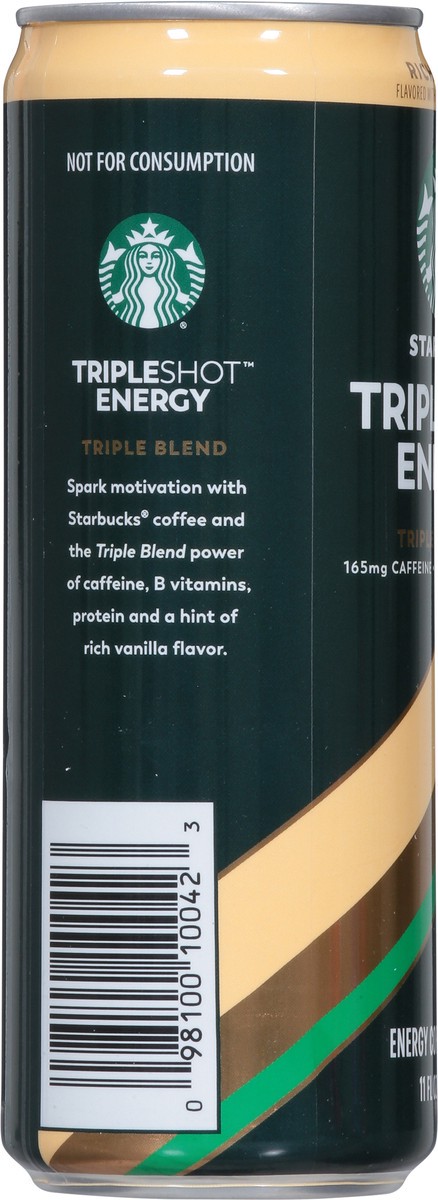 slide 9 of 15, Starbucks Tripleshot Energy Coffee Beverage Rich Vanilla - 11 fl oz, 11 fl oz