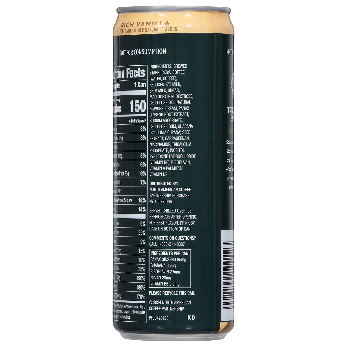 slide 2 of 15, Starbucks Tripleshot Energy Coffee Beverage Rich Vanilla - 11 fl oz, 11 fl oz