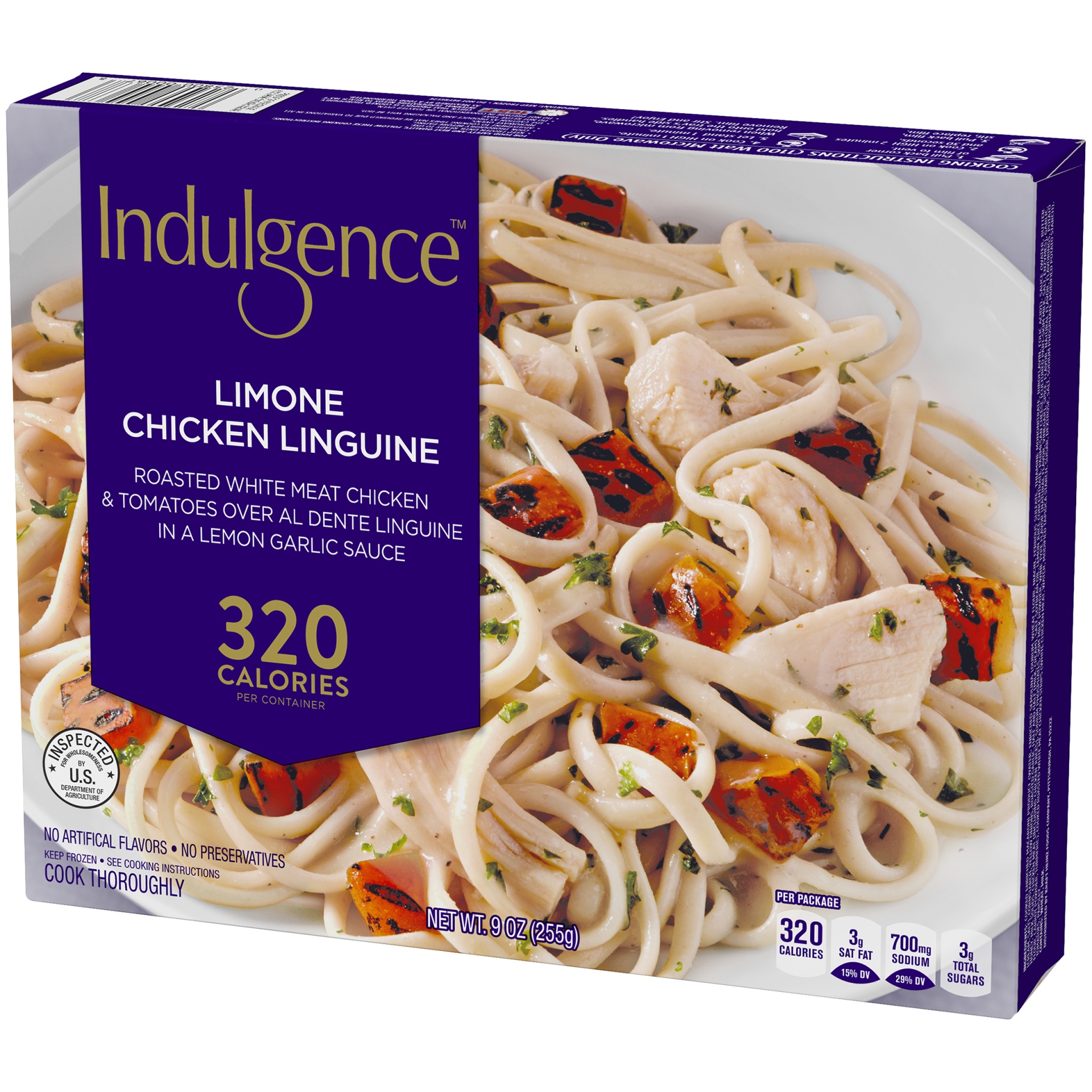 slide 3 of 6, Indulgence Limone Chicken Linguine, 9 oz