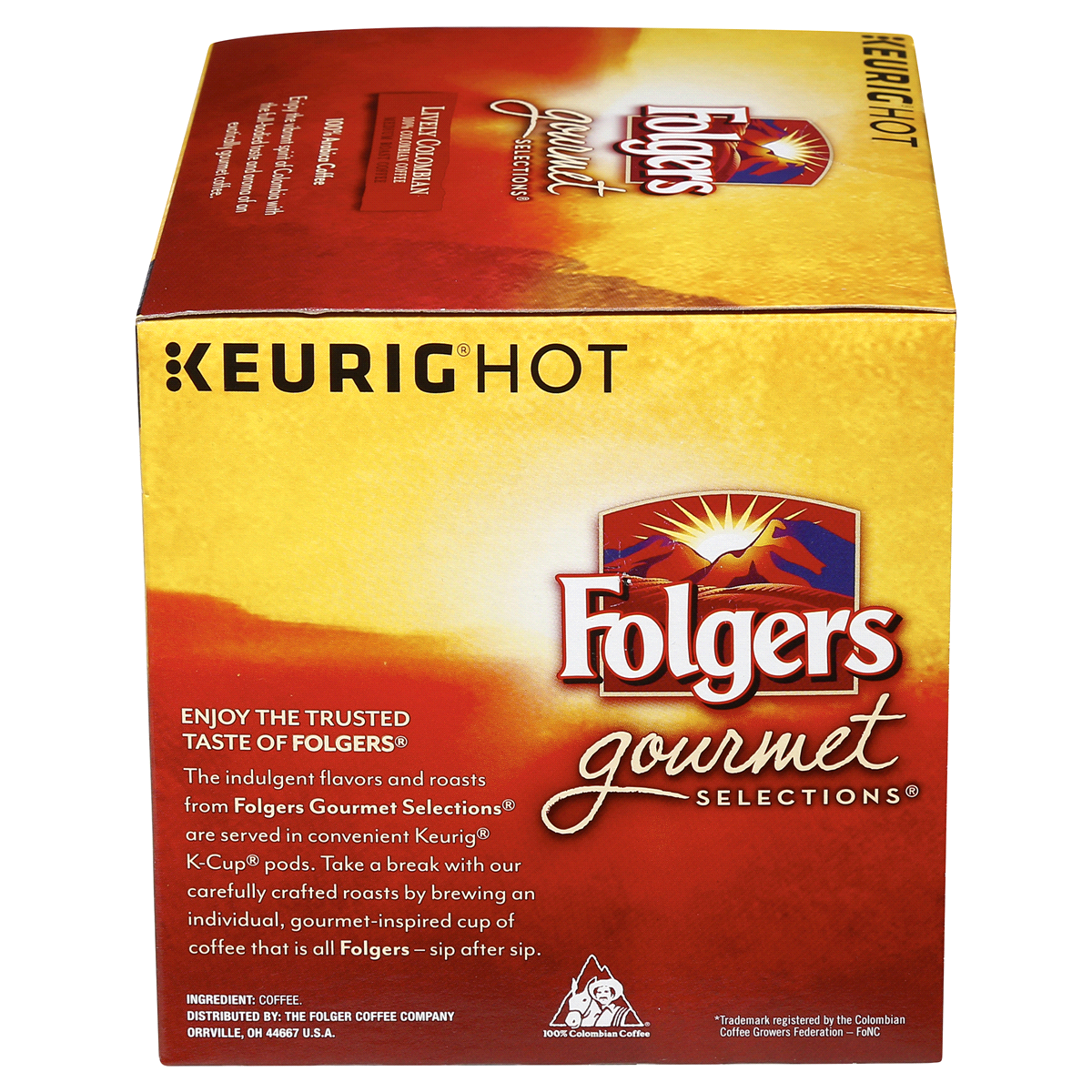 slide 2 of 7, Folgers Lively Colombian Keurig K-Cup Coffee Pods, 36 ct