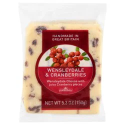 Somerdale Wensleydale & Cranberries Cheese 5.3 oz