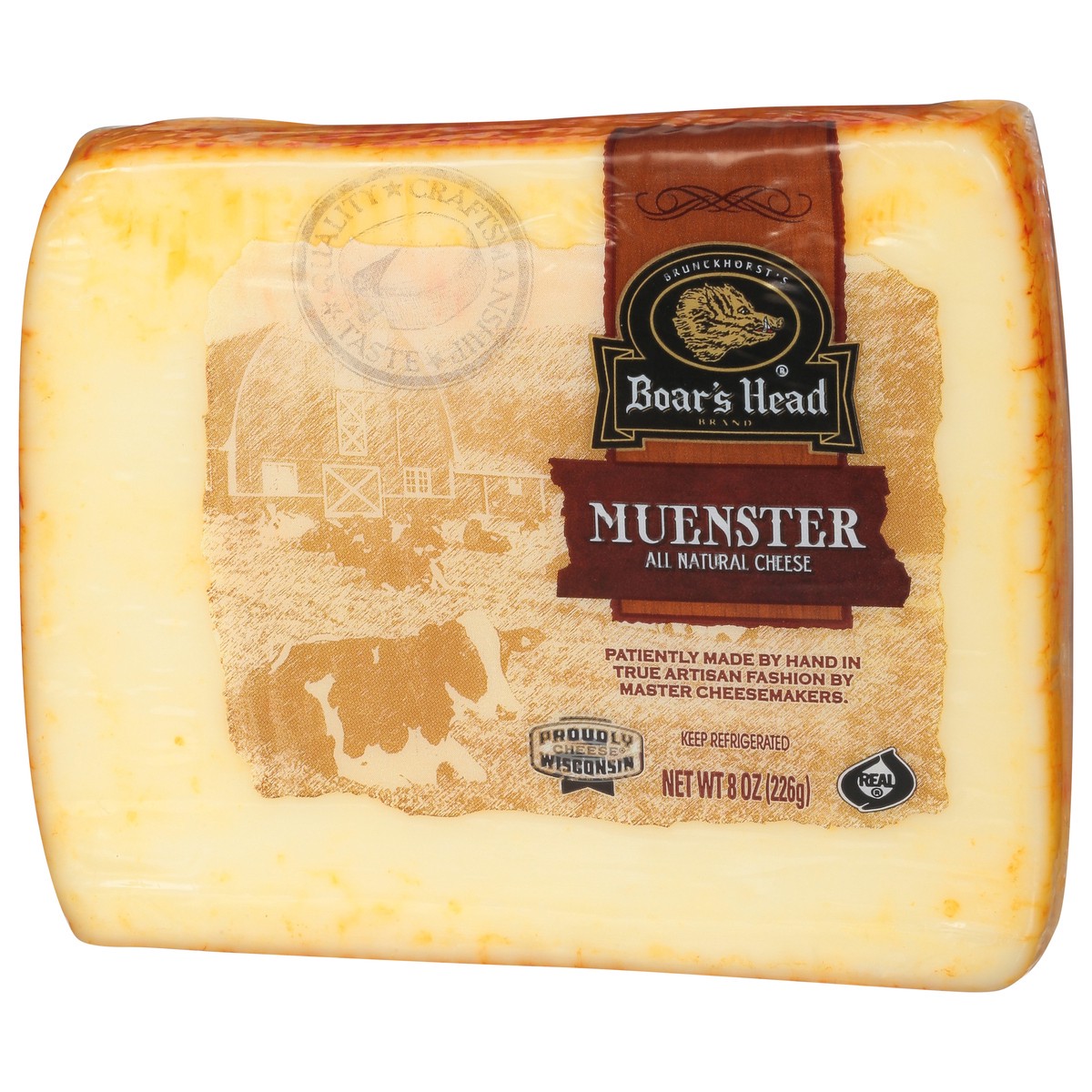 slide 2 of 9, Boar's Head Muenster Cheese, per lb