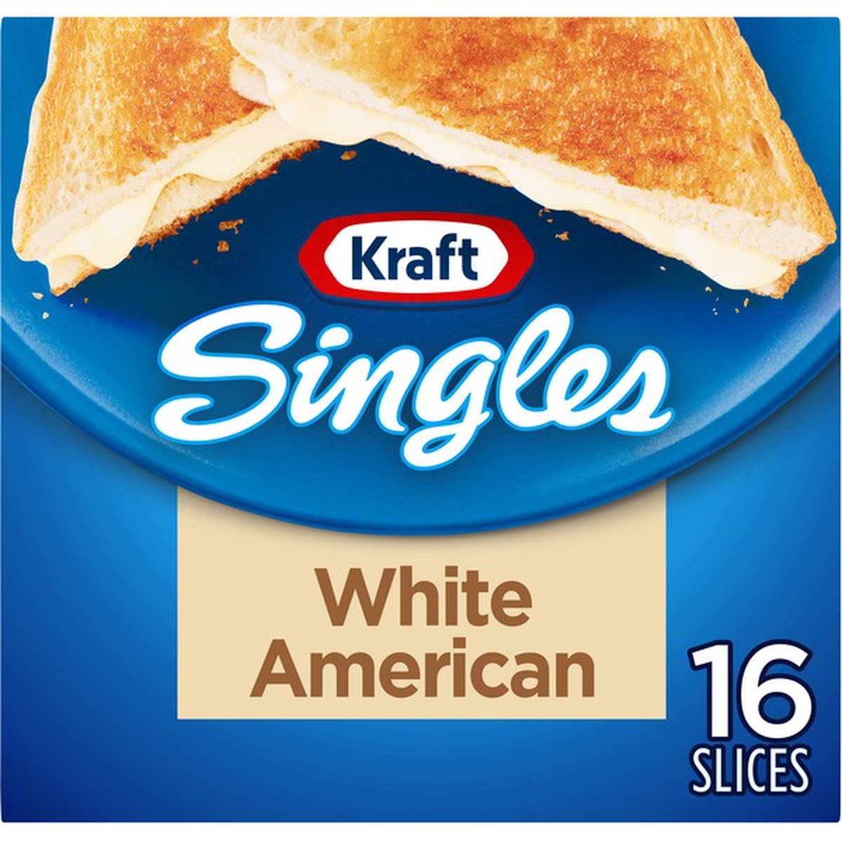 slide 1 of 1, Kraft White American Cheese Slices, 16 ct 12 oz