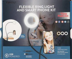 Vivitar USB Powered Flexible Ring Light and Smartphone Kit - 1 ea