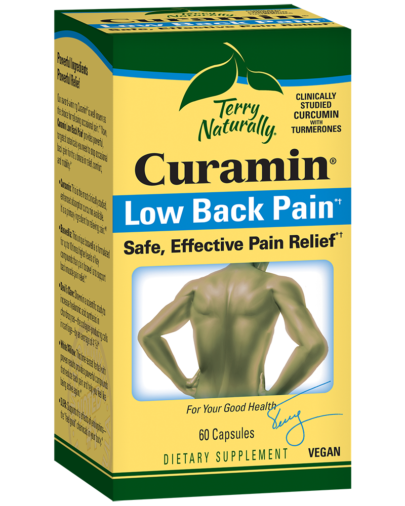 slide 1 of 1, Terry Naturally Curamin Low Back Pain, 60 ct