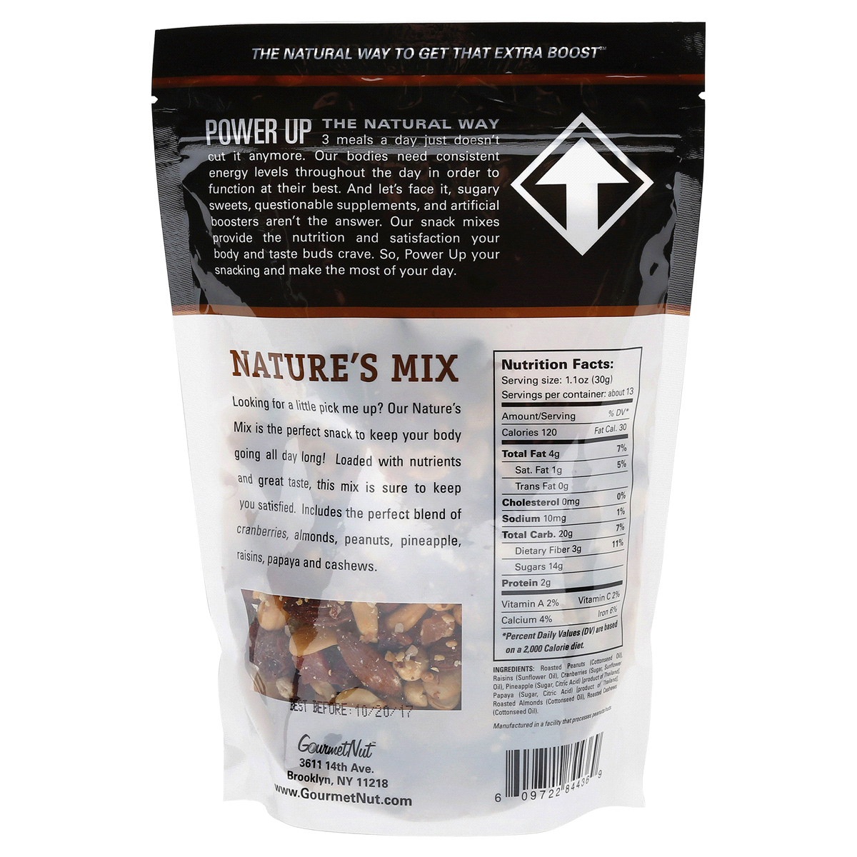 slide 2 of 2, Gourmet Nut Nature's Mix 14 oz, 14 oz