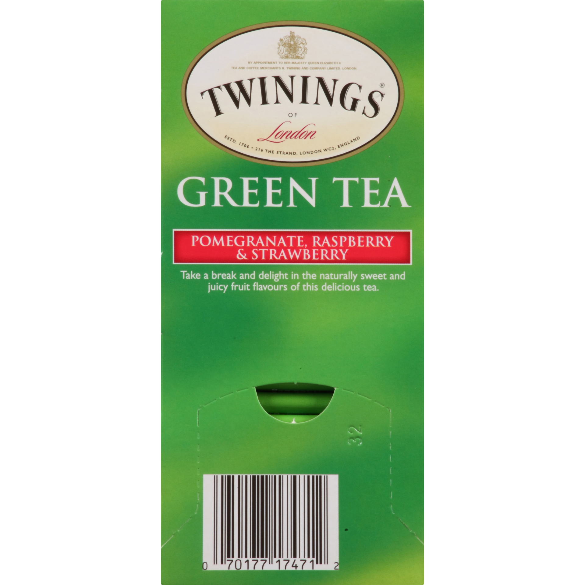 slide 5 of 7, Twinings Green Tea Pomegranate Raspberry Strawberry - 25 ct, 25 ct