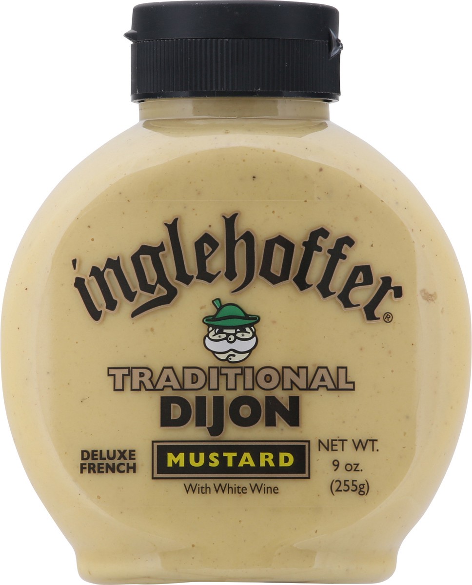 slide 1 of 12, Inglehoffer Traditional Dijon Mustard with White Wine 9 oz, 9 oz