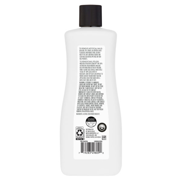 slide 5 of 5, Studio M Professional Studio M Pro, 100% Acetone, 16 oz, Nail Polish Remover, 16 oz