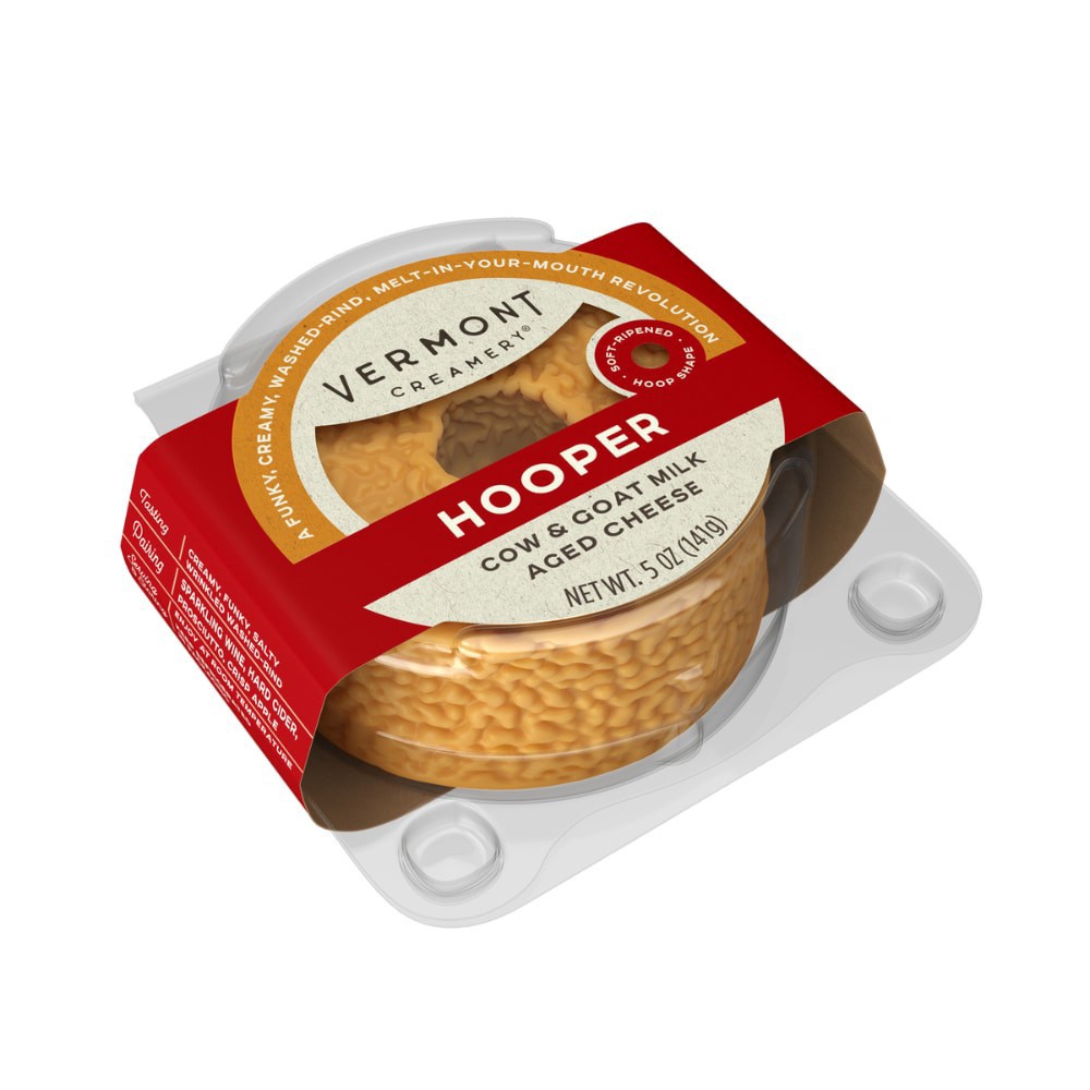 slide 3 of 4, Vermont Creamery® Hooper Cow & Goat Milk Aged Cheese, 5 oz