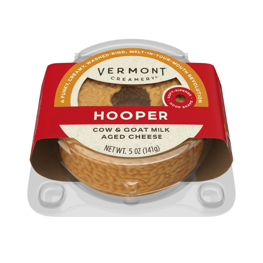 slide 2 of 4, Vermont Creamery® Hooper Cow & Goat Milk Aged Cheese, 5 oz