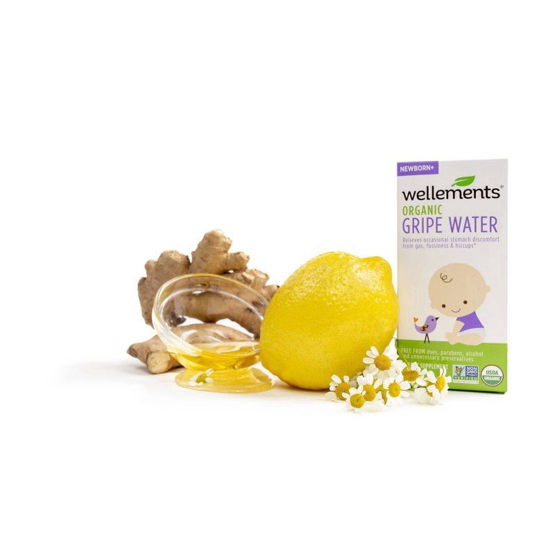 slide 4 of 4, Wellements Newborn+ Organic Gripe Water 4 fl oz, 4 fl oz