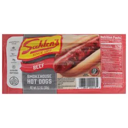 Sahlen's Smokehouse Original Beef Hot Dogs 13.7 oz