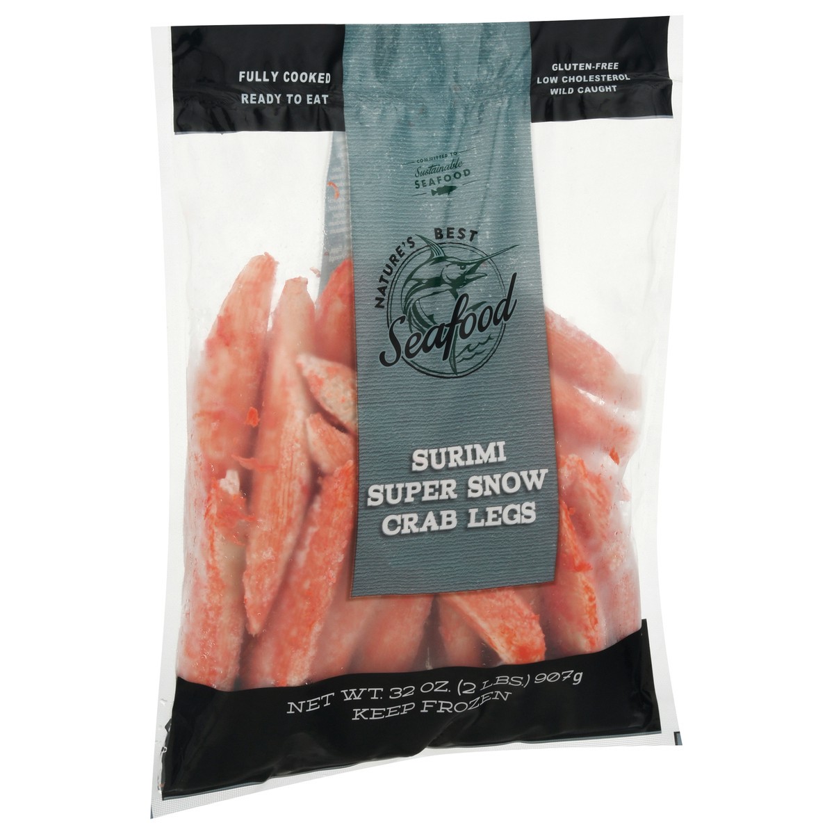 slide 5 of 9, Natures Best Seafood Surimi Super Snow Crab Legs 32 oz, 32 oz