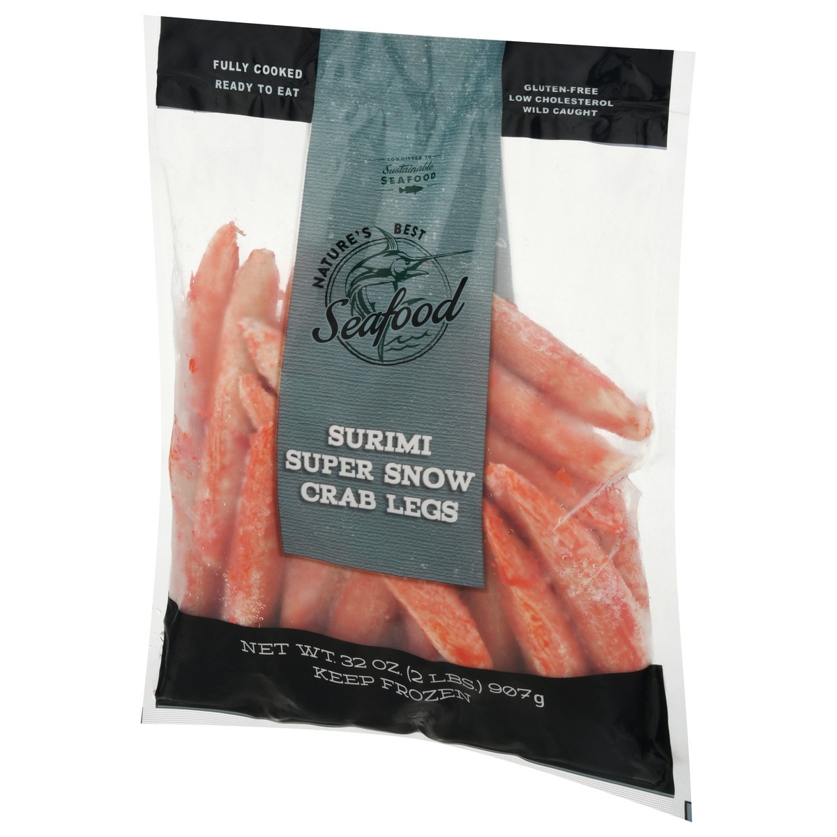 slide 8 of 9, Natures Best Seafood Surimi Super Snow Crab Legs 32 oz, 32 oz