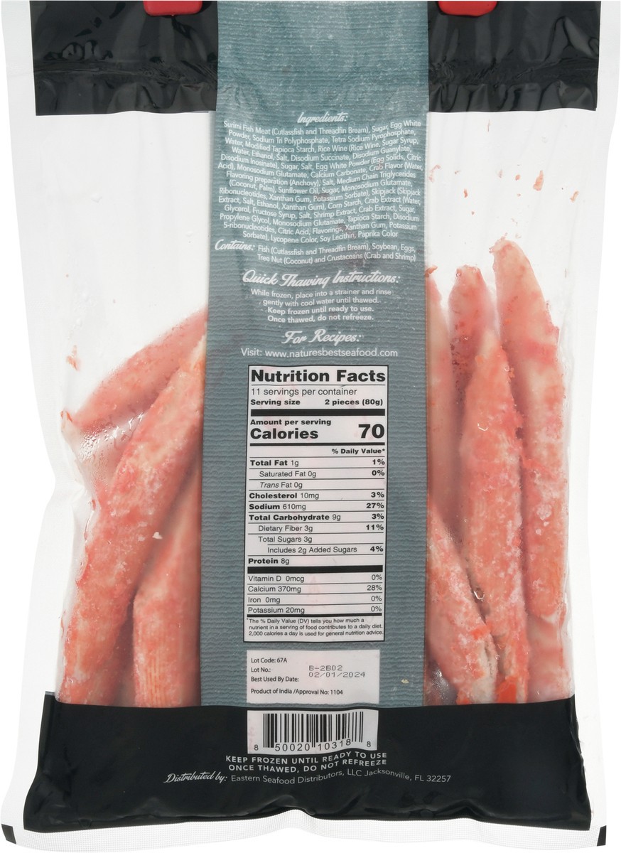 slide 3 of 9, Natures Best Seafood Surimi Super Snow Crab Legs 32 oz, 32 oz