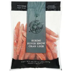 Natures Best Seafood Surimi Super Snow Crab Legs 32 oz