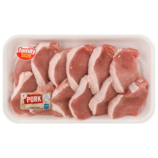 slide 1 of 1, Giant Natural Boneless Center Cut Pork Chops Family Size, per lb