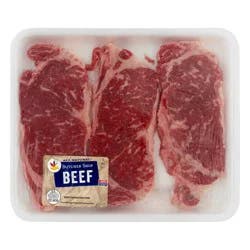 Giant Boneless Thin Beef New York Strip Steak Fresh
