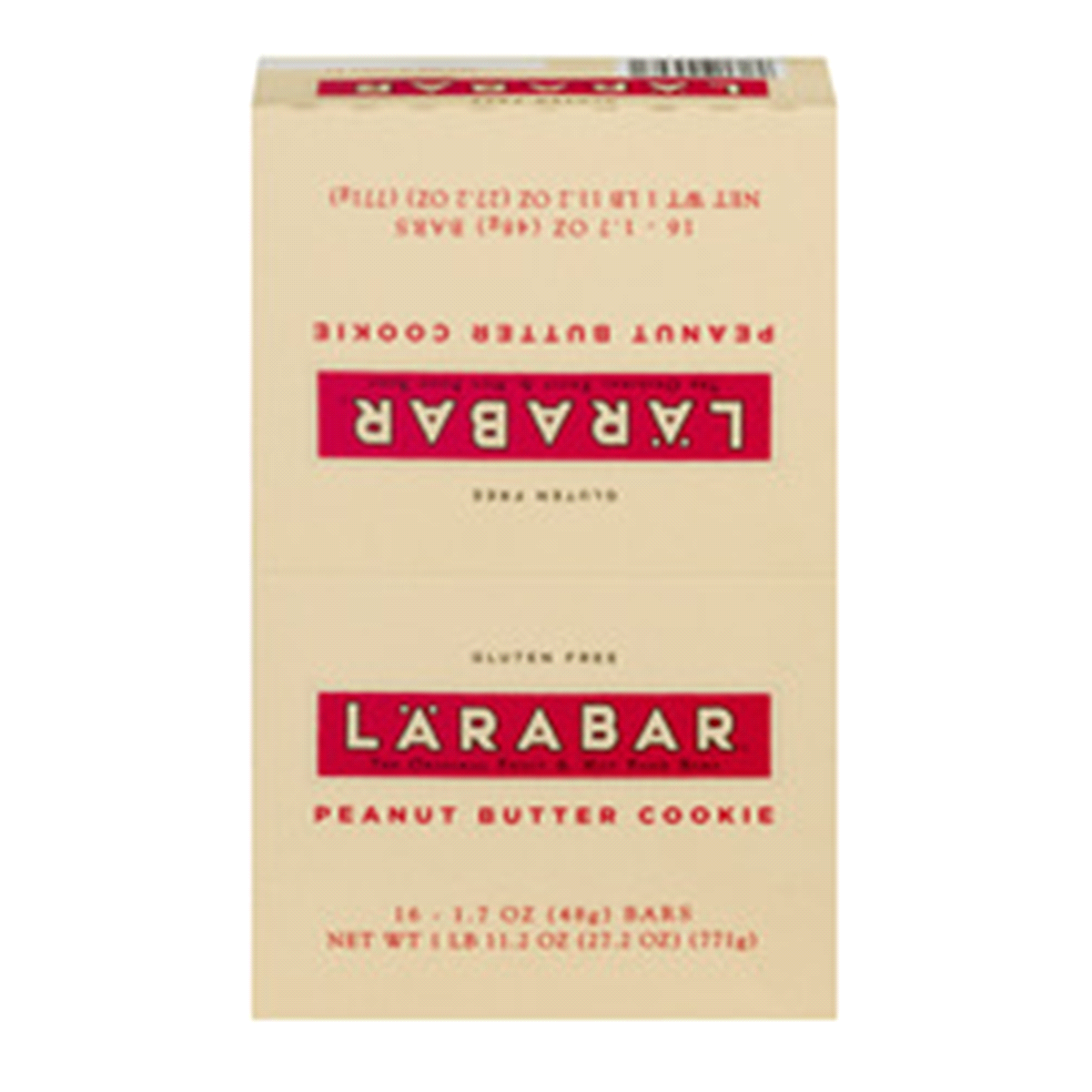 slide 1 of 4, LÄRABAR The Original Fruit & Nut Food Bar Peanut Butter Cookie, 1.7 oz