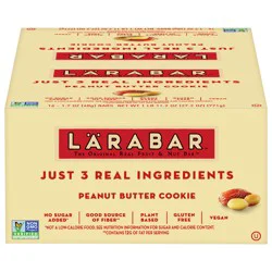 LÄRABAR Peanut Butter Cookie, Gluten Free Vegan Fruit & Nut Bar, 16 Ct, 27.2 OZ
