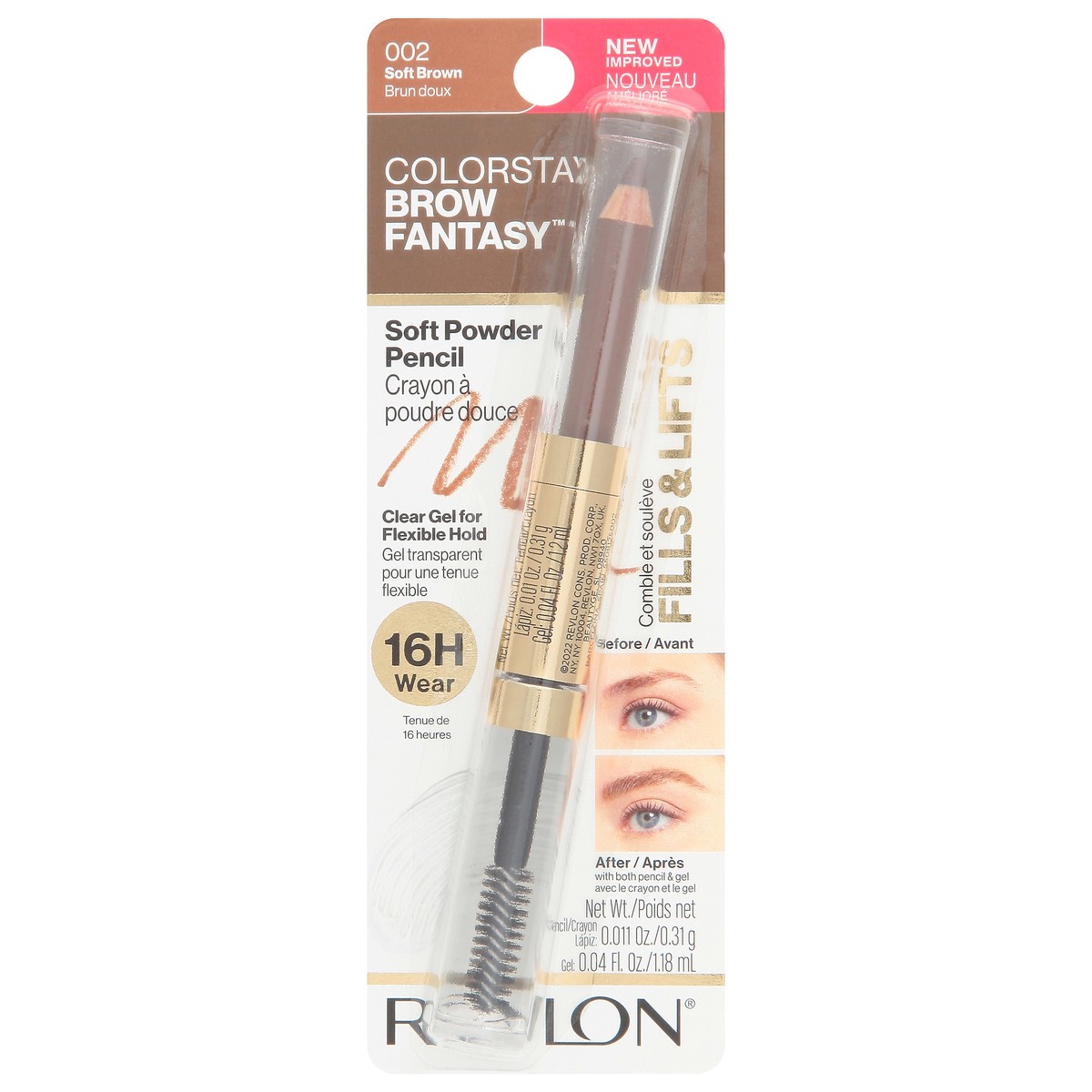 slide 4 of 13, Revlon Soft Brown 002 002 Soft Powder Pencil 1 ea, 1 ct