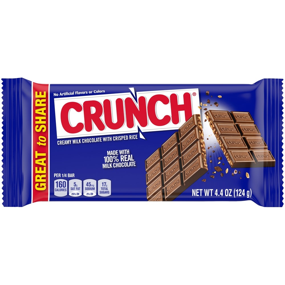 slide 1 of 1, Crunch Creamy Milk Chocolate 4.4 oz, 4.4 oz