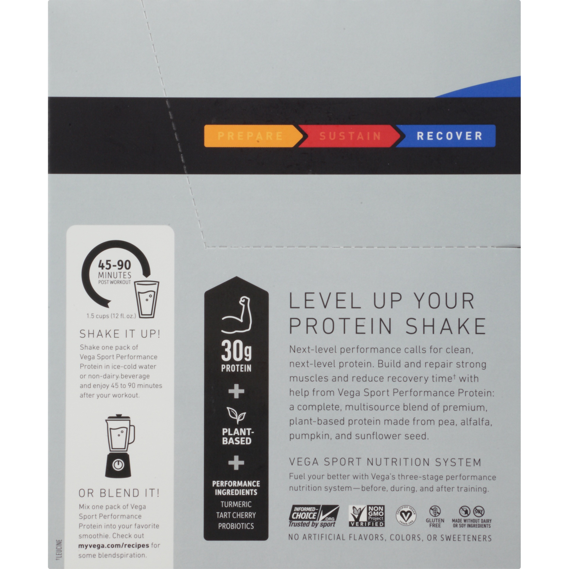 slide 4 of 8, Vega Sport Protein Berry Box, 12 ct