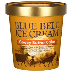 Blue Bell Gooey Butter Cake Ice Cream 1 pint
