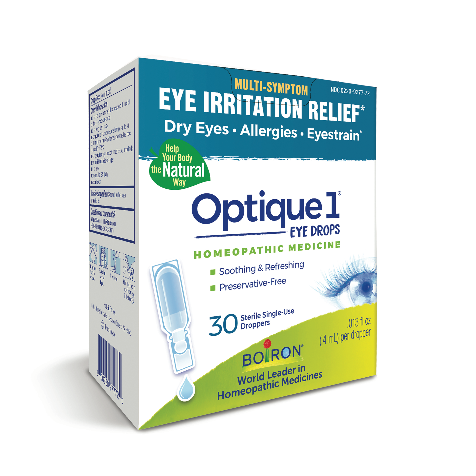 slide 5 of 9, Boiron Optique 1 Eye Drops 30 Single Liquid Doses, 30 ct