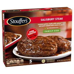 Stouffer''s Stouffer’s Salisbury Steak, Family Size, Frozen Salisbury Steak, Easy Family Frozen Dinners