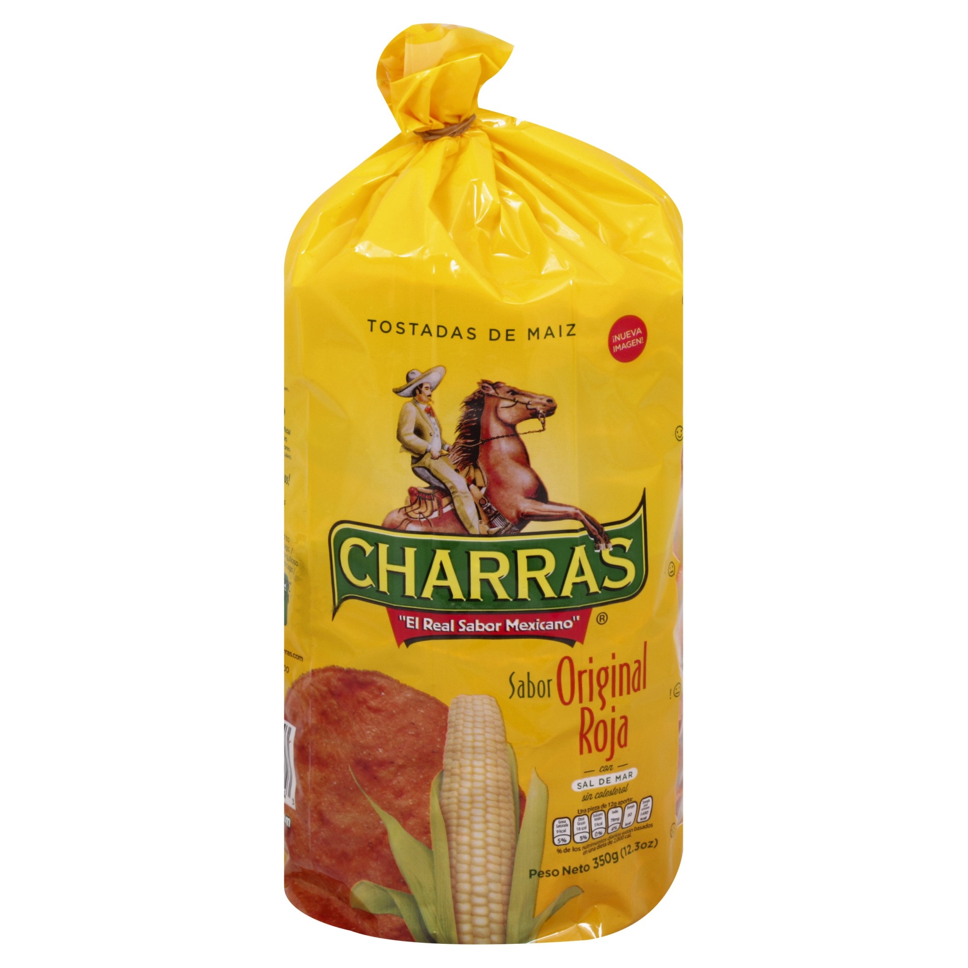 slide 1 of 1, Charras Red Tostadas, 12.3 oz