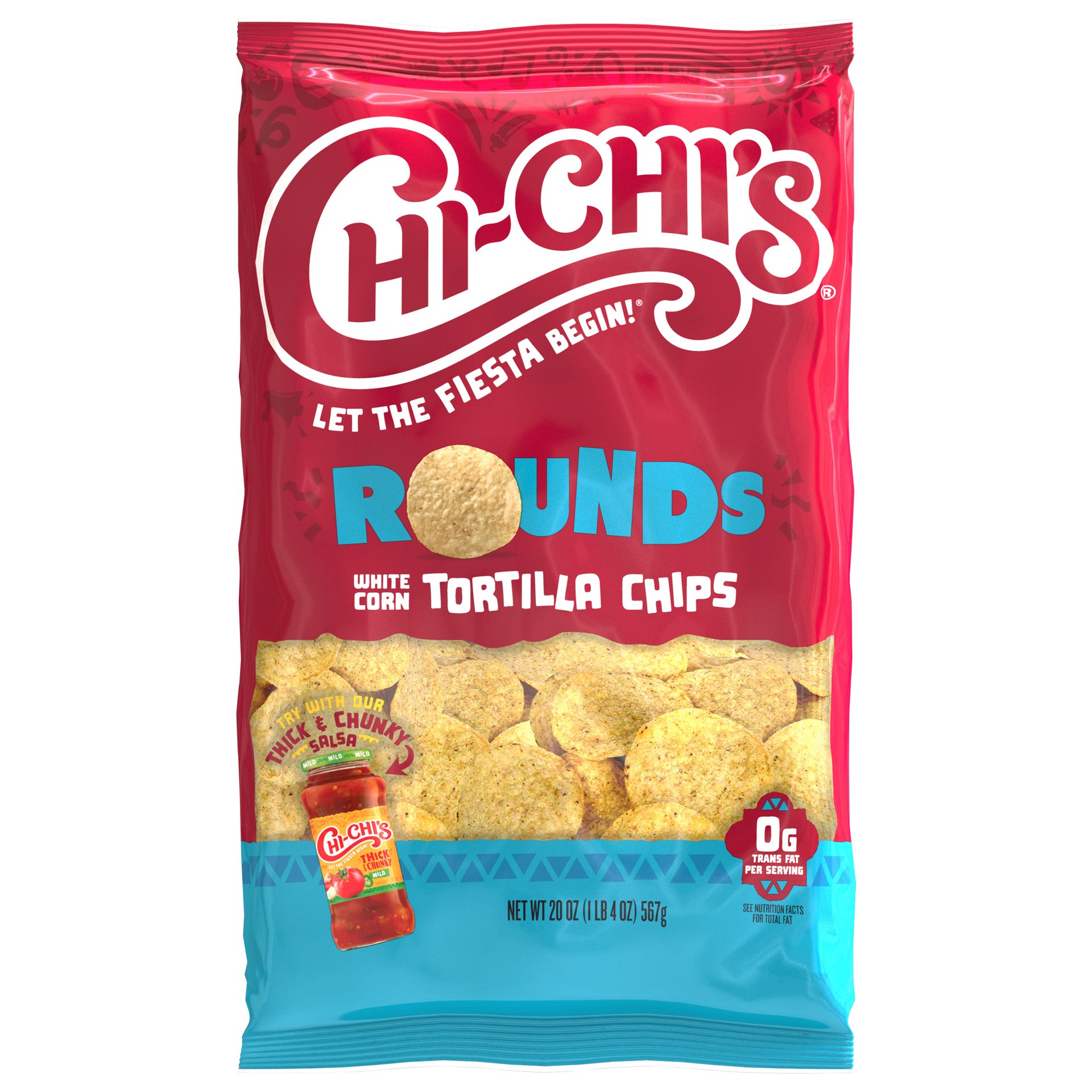 slide 1 of 1, CHI-CHI'S Round Tortilla Chip - 20 oz, 20 oz