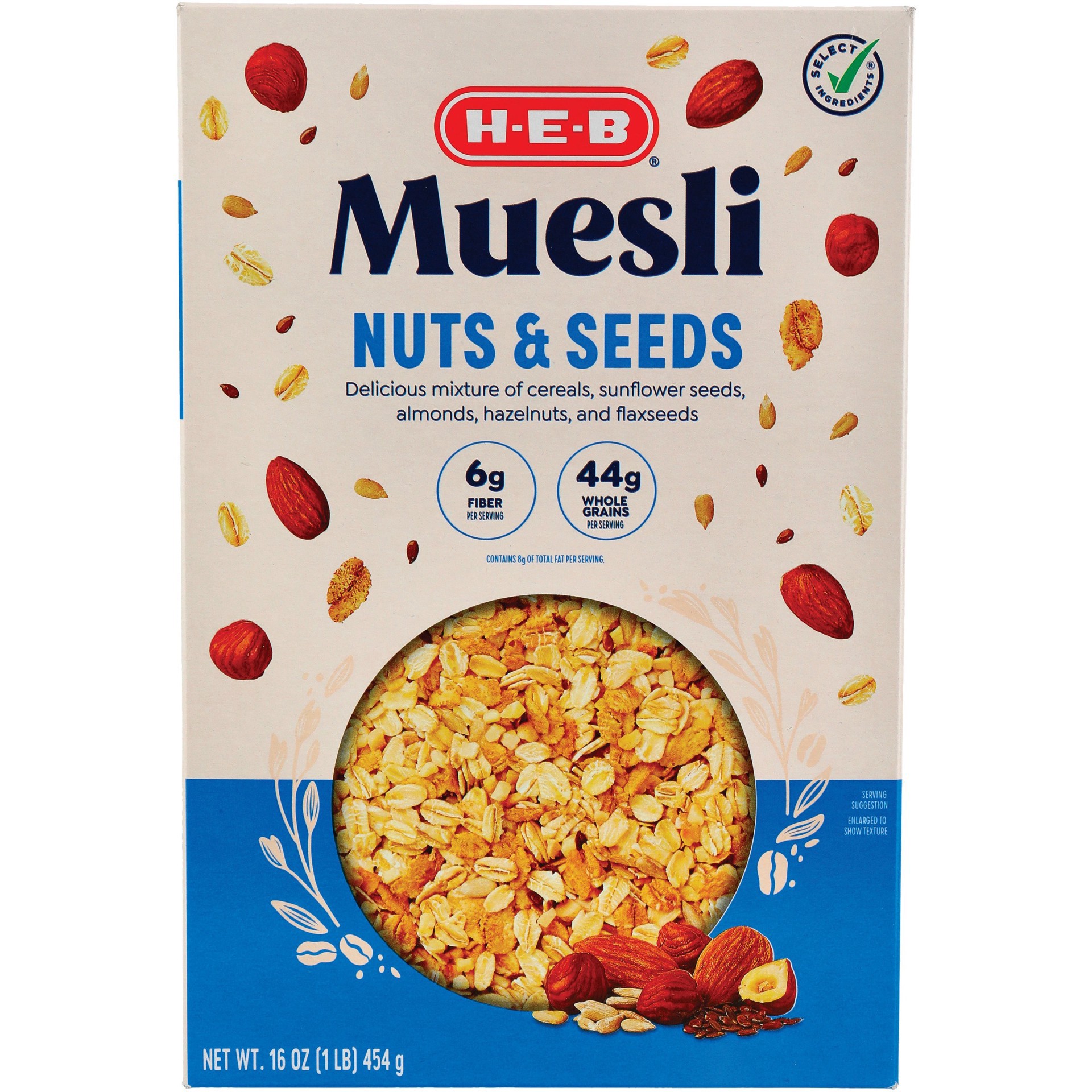 slide 1 of 1, H-B European Muesli Nuts & Seeds Cereal - 16 oz, 16 oz