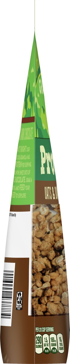slide 5 of 9, Nature Valley Protein Granola, Oats and Dark Chocolate, Resealable Bag, 11 OZ , 11 oz