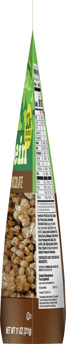 slide 6 of 9, Nature Valley Protein Granola, Oats and Dark Chocolate, Resealable Bag, 11 OZ , 11 oz