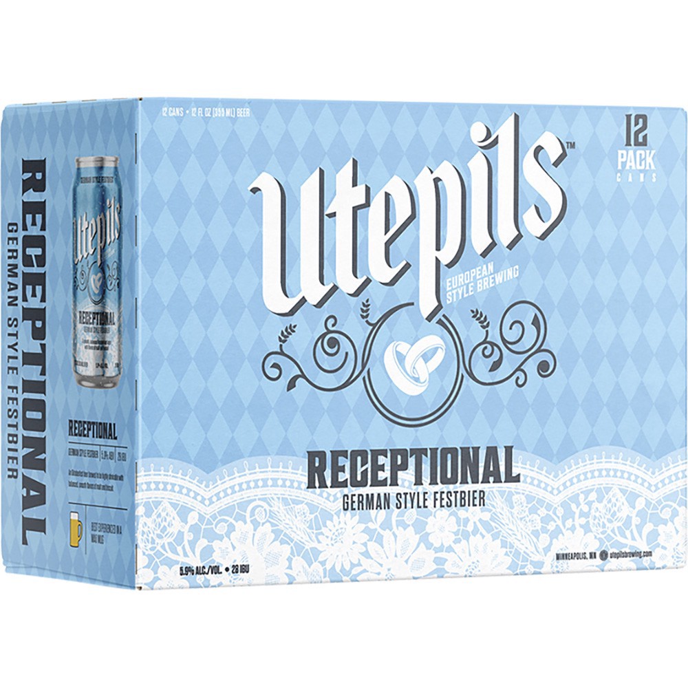 slide 1 of 1, Utepils Receptional, 12 ct; 12 oz