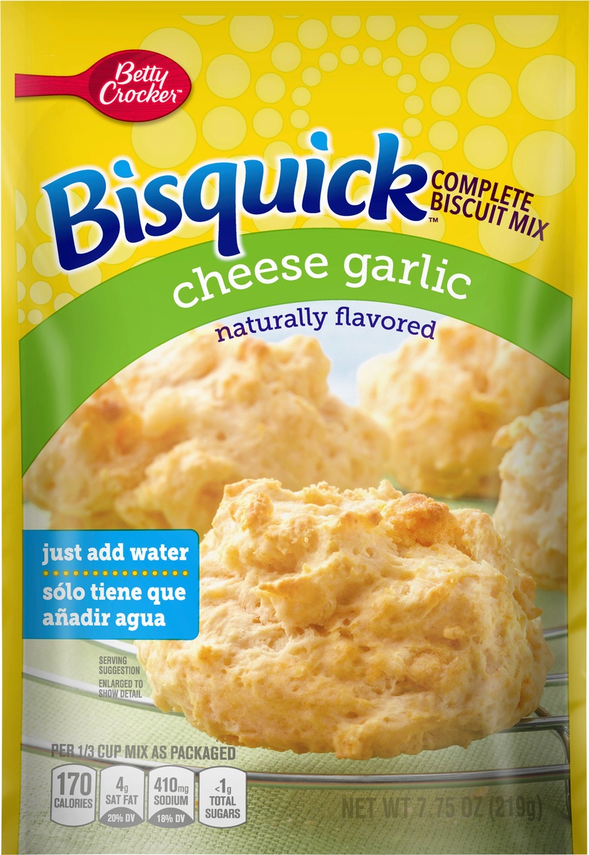 slide 9 of 11, Bisquick Cheese Garlic Biscuit Mix,pouch, 7 oz