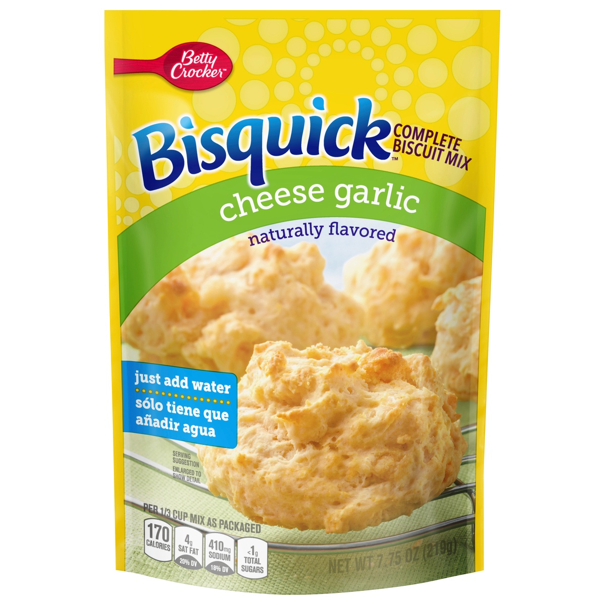 slide 1 of 11, Bisquick Cheese Garlic Biscuit Mix,pouch, 7 oz